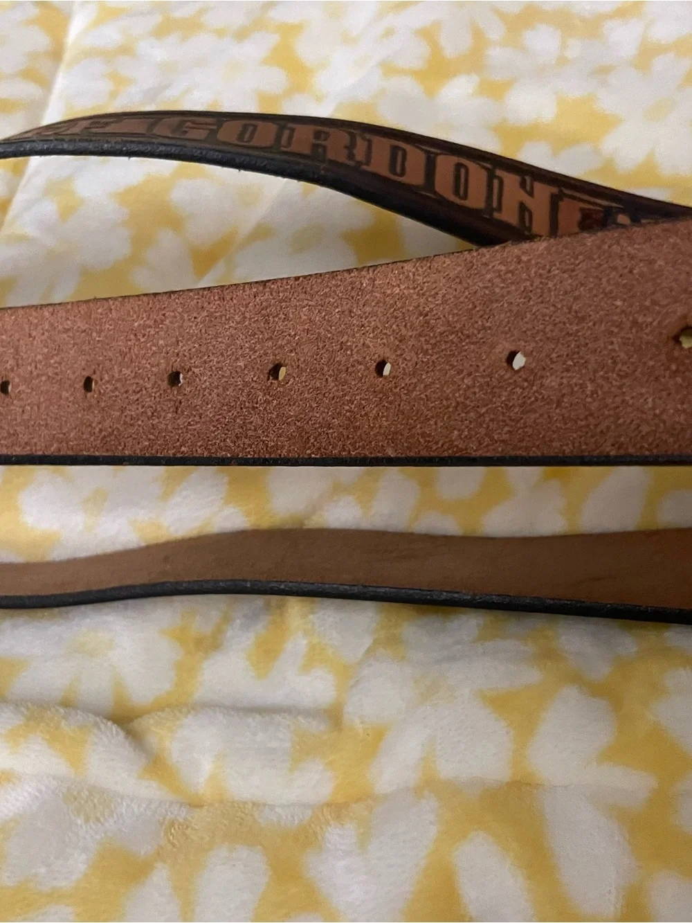 Vintage 90s Jeff Gordon NASCAR Tooled Leather Belt Made in USA Size 44 46